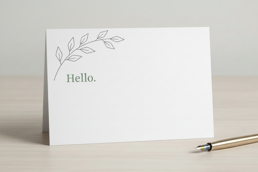 make it more modern / clean style card